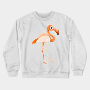 The Flamingo Bird Orange Crewneck Sweatshirt